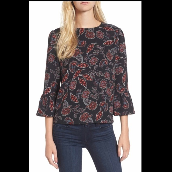 Cooper & Ella Greta Bell Sleeve Blouse - Picture 3 of 8